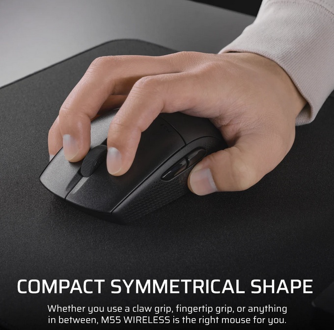 Mouse Gaming Wireless Corsair M55 - 2 | YEO
