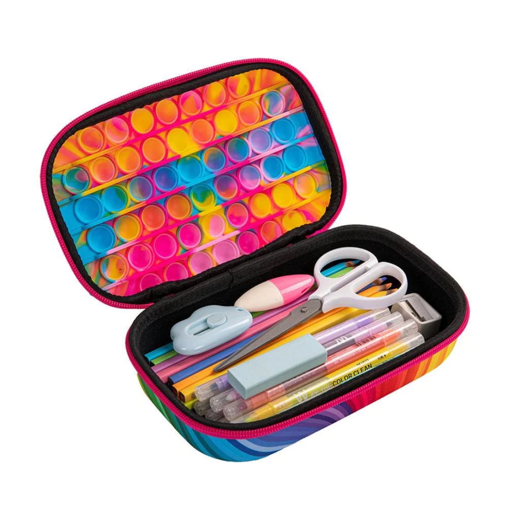 Penar cu fermoar ZIPIT ZIP & POP Storage Box - Rainbow Glow - 2 | YEO