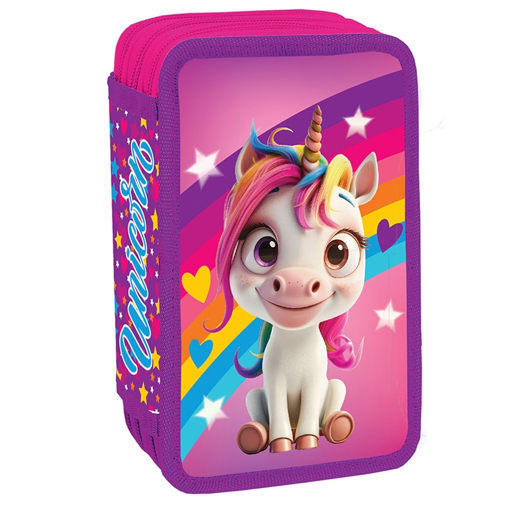 Penar echipat 3 fermoare , 39 piese Unicorn - S-COOL - 1 | YEO
