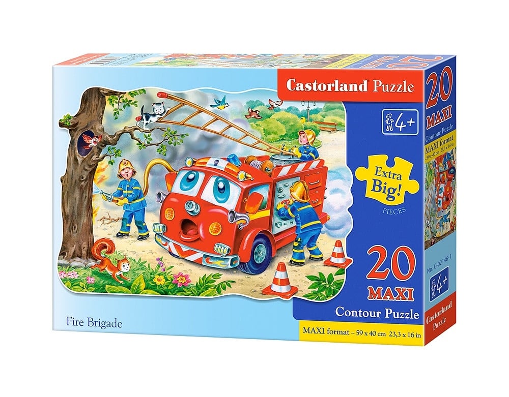 Puzzle 20 piese Maxi fire brigade - 1 | YEO