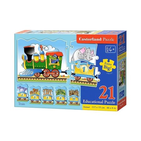 Puzzle Educativ Train