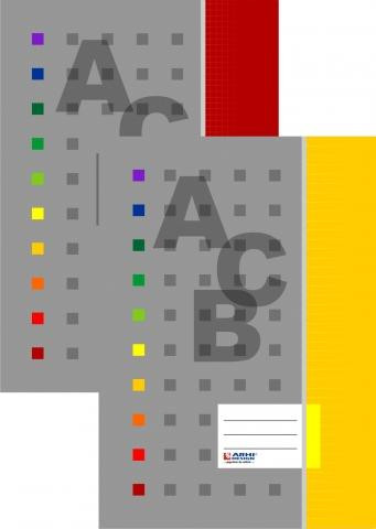 Registru repertoar cartonat A4, 192 file, AR, DR