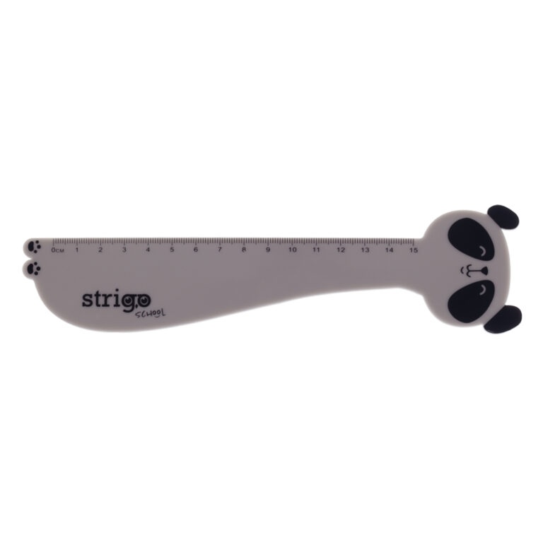 Rigla Strigo plastic Panda 15 cm SSC361