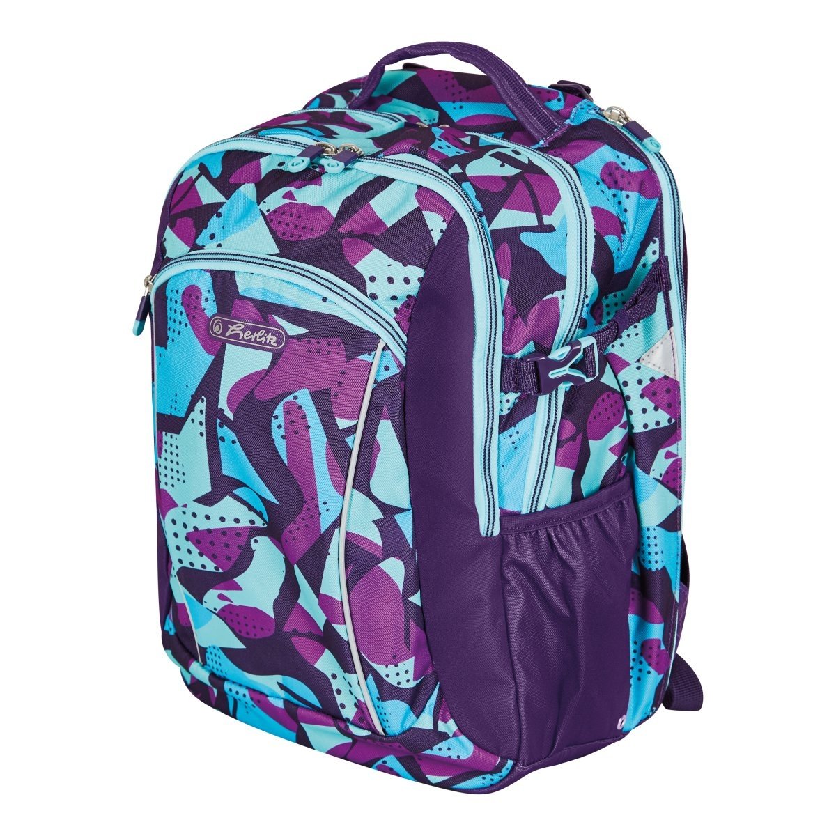 RUCSAC HERLITZ SCOALA PRIMARA ULTIMATE, MOTIV CAMOPURPLE - 2 | YEO