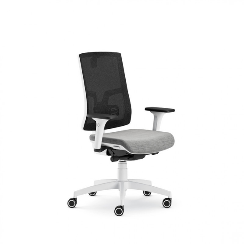 Scaun ergonomic Pure White Mesh