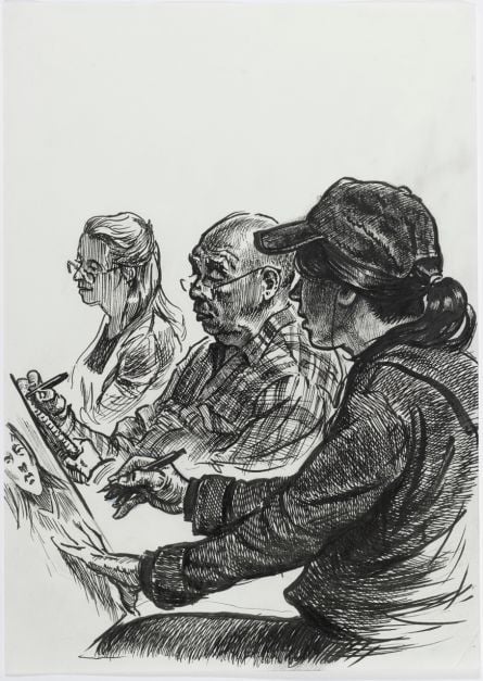 Set 8 markere Faber-castell Pitt artist pen, negru - 2 | YEO