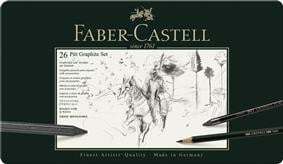 Set Pitt Monochrome Grafit 26 Buc Faber-Castell - 1 | YEO