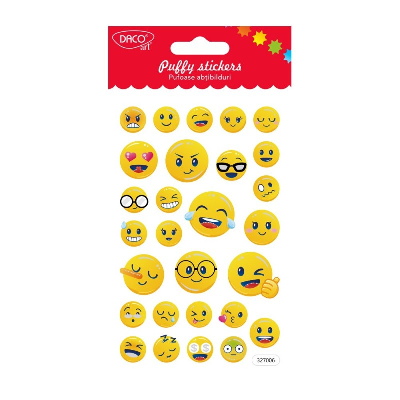 Smileys Lipește și zâmbește - Abtibild Daco