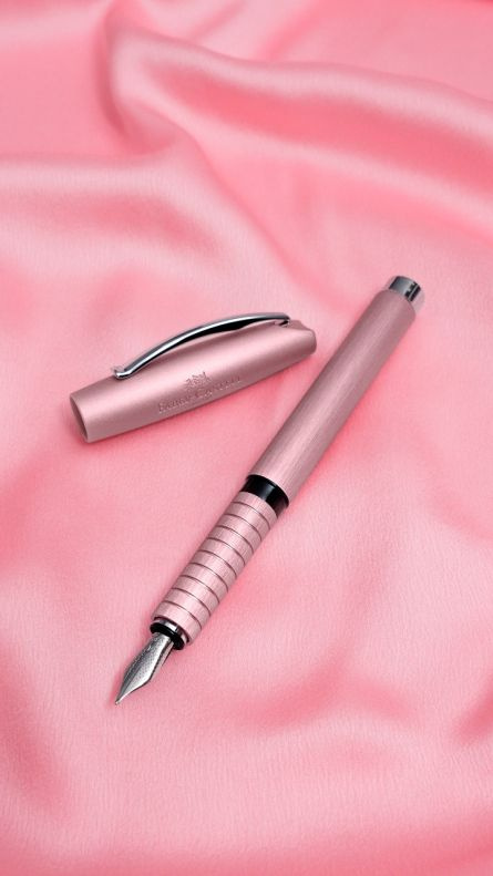 Stilou Faber-Castell Essentio Aluminium rose B - 3 | YEO
