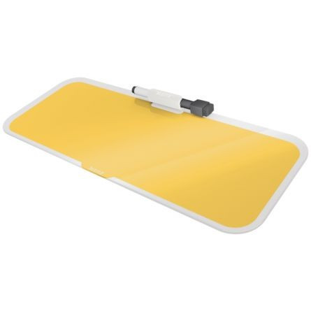 Tablă magnetică, 15x35 cm, sticlă, pentru birou, cu trepied, Leitz Cosy - 3 | YEO