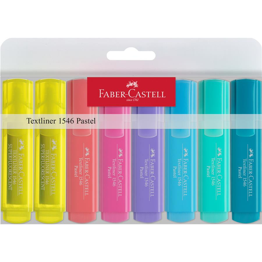 Textmarker Set 8 Superfluorescent 1546