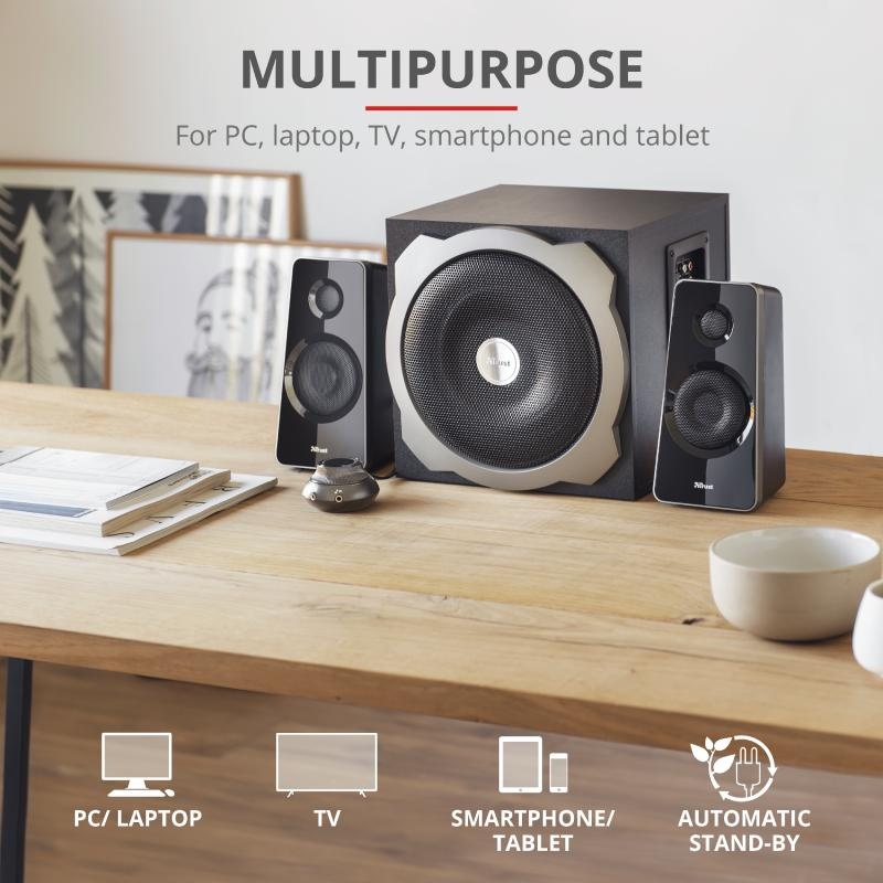 Trust Tytan 2.1 Speaker Set - black - 4 | YEO