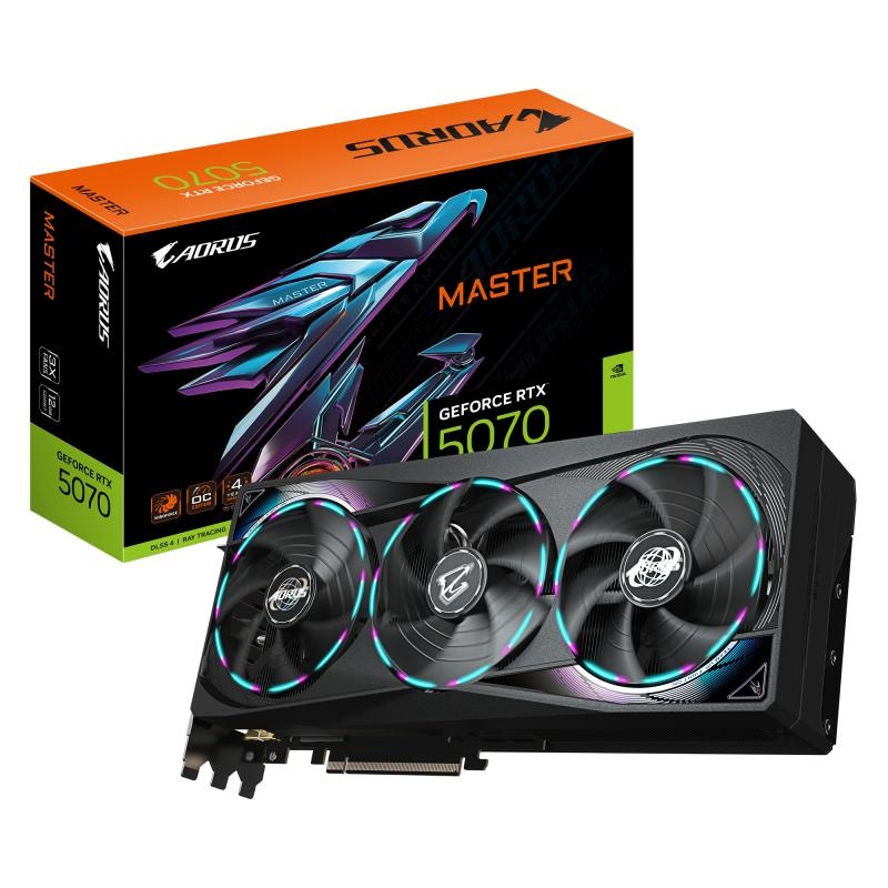 VGA GIGABYTE AORUS RTX 5070 MASTER 12GB - 3 | YEO