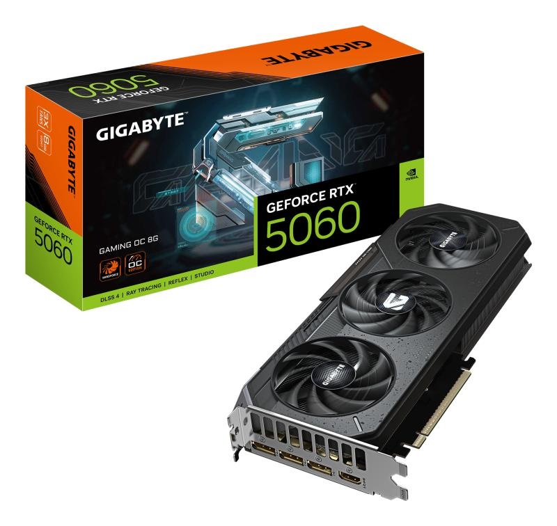 VGA GIGABYTE RTX 5060 GAMING OC 8GB - 1 | YEO