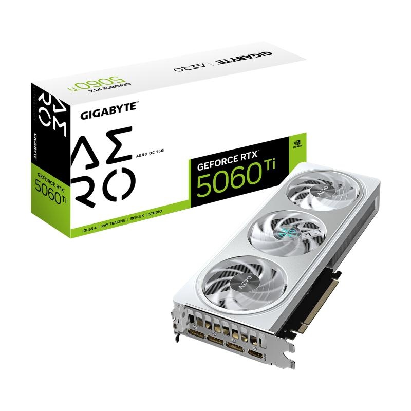 VGA GIGABYTE RTX 5060 TI AERO OC 16GB - 1 | YEO
