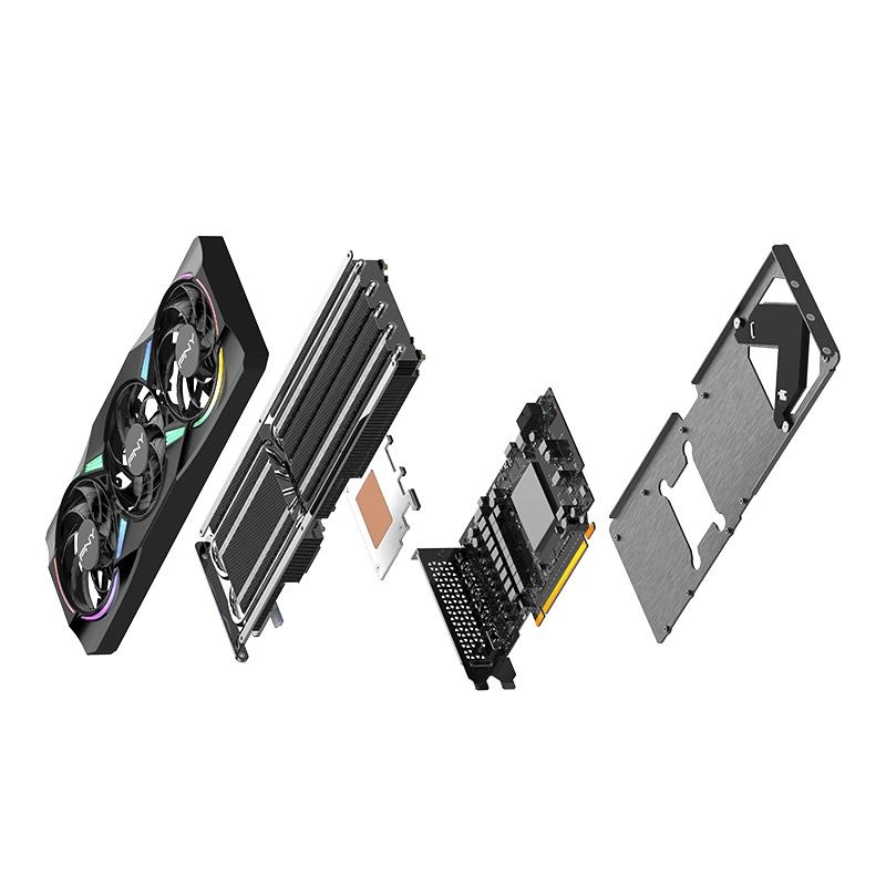 VGA PNY GF RTX 5070 ARGB OC 12GB 192bit - 4 | YEO