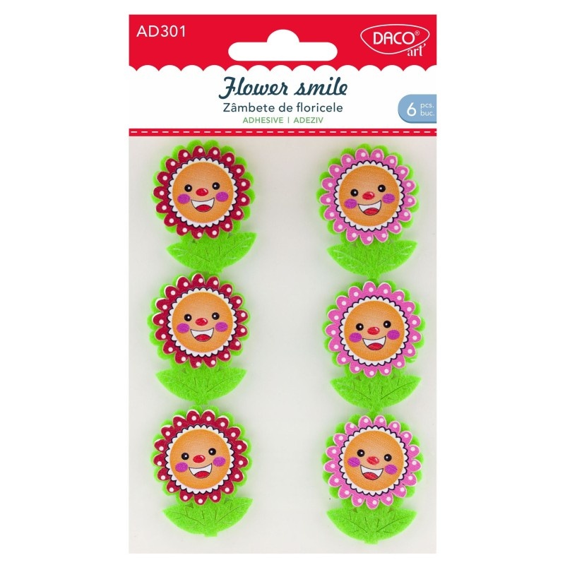 Zambete de floricele - Accesorii craft Daco