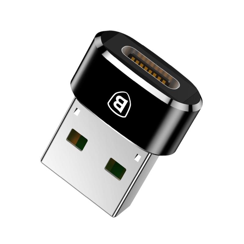 Adaptor Baseus Mini CAAOTG-01, negru - 3 | YEO
