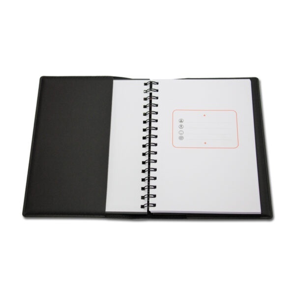 Agendă de lux nedatată cu spiră Cometa, 15 x 21 cm - 3 | YEO