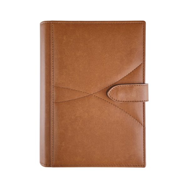 Agendă de lux Tokyo maro, 15 x 21 cm