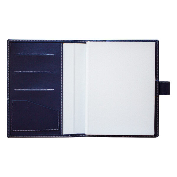 Agendă din piele Elba Blu, 17 x 24 cm - 3 | YEO