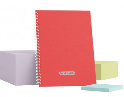 Agenda nedatata, A5, spira dubla, 206 pagini, coperta PP, Herlitz