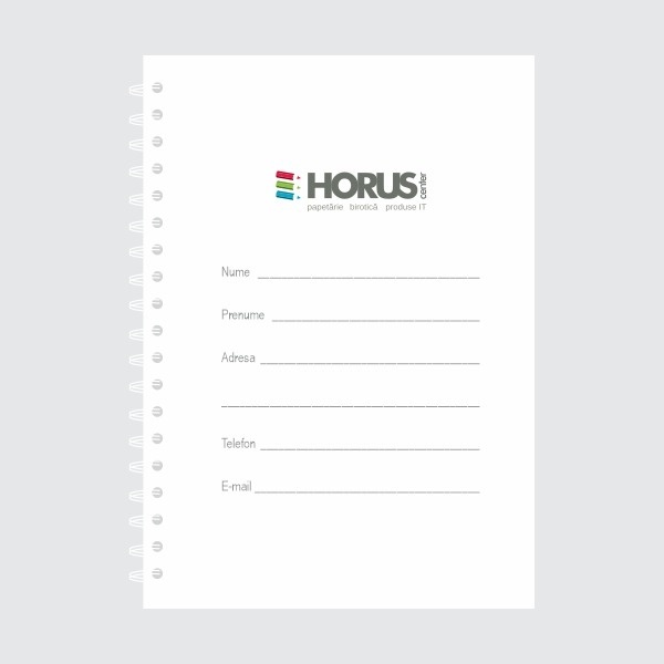 Agendă personalizată, A5 (148x210mm), copertă Mucava - 2 | YEO