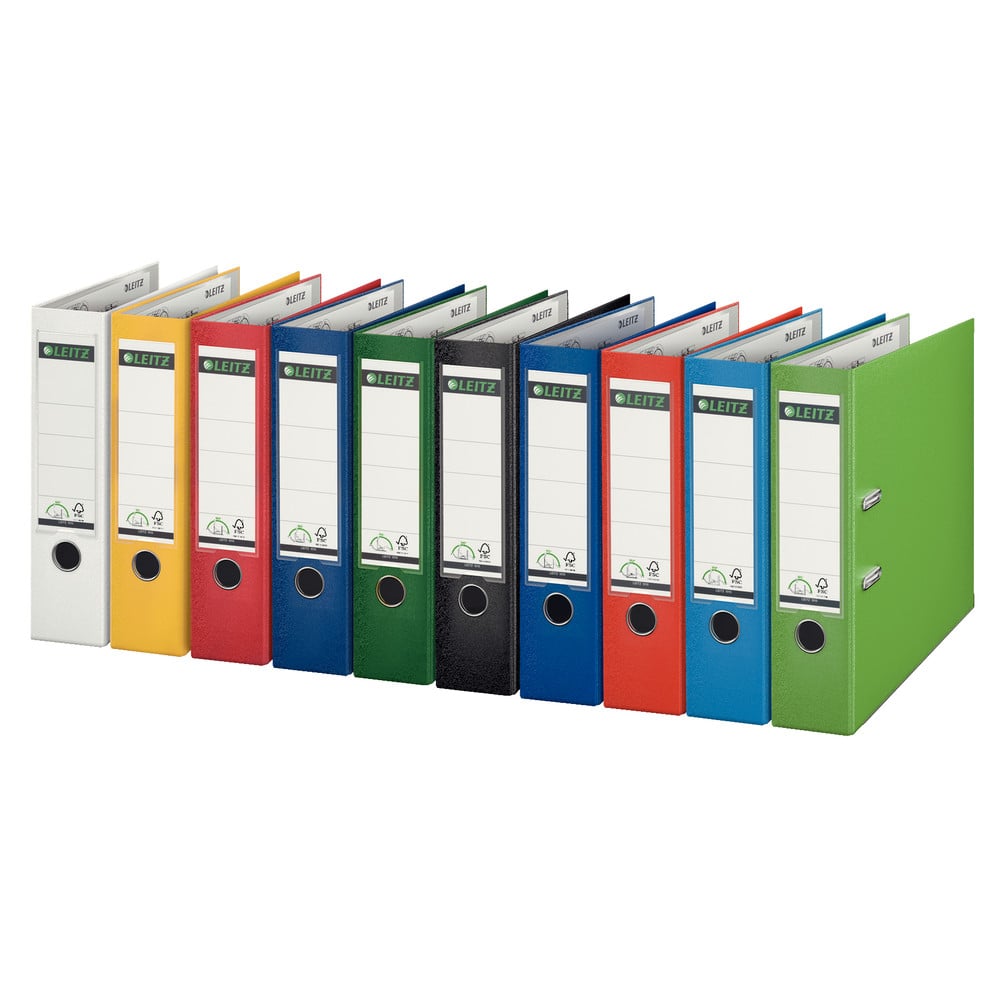 Biblioraft A4, 52 mm,partial reciclat, FSC , PP Leitz 180