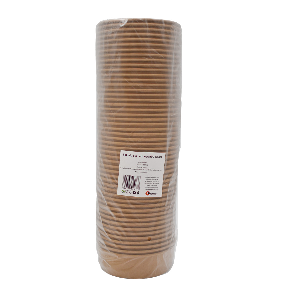 Bol carton pentru salata 16oz(473ml), 50/set - 1 | YEO