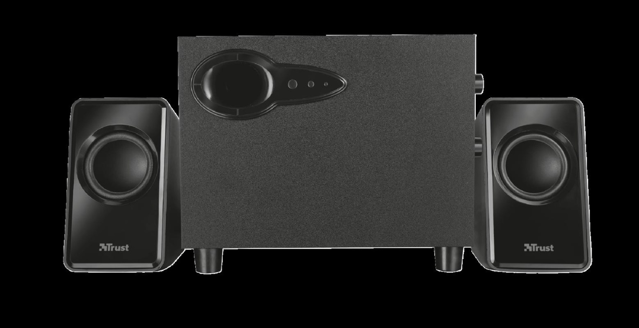 Boxe Trust Avora 2.1, 9W, negru - 1 | YEO