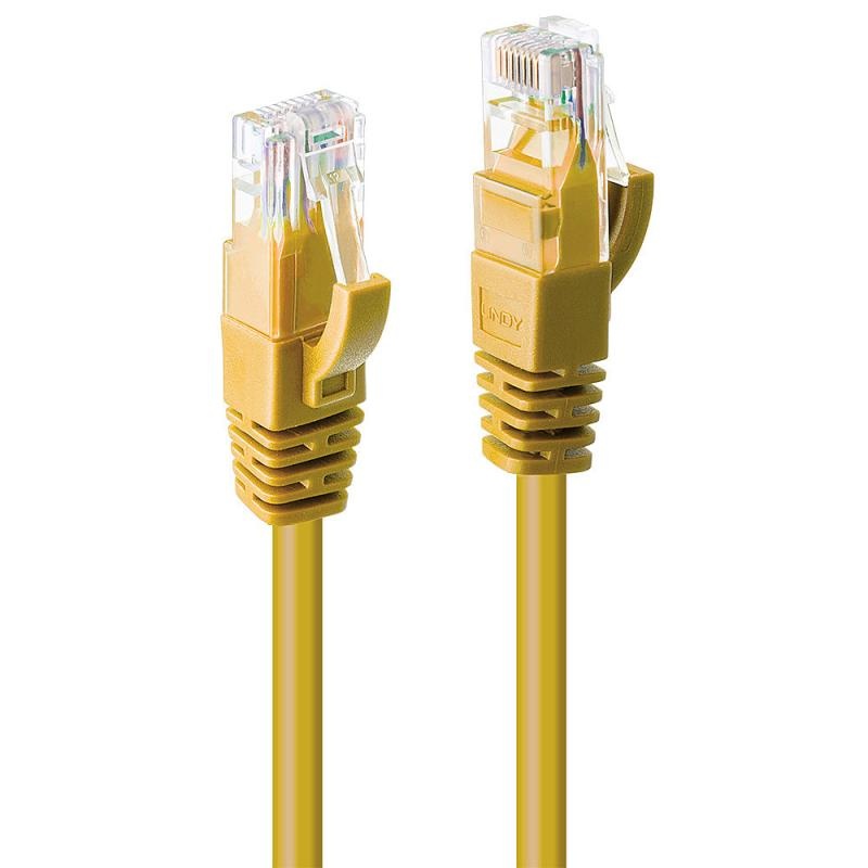 Cablu Lindy 1m Cat.6 U/UTP, Yellow - 2 | YEO