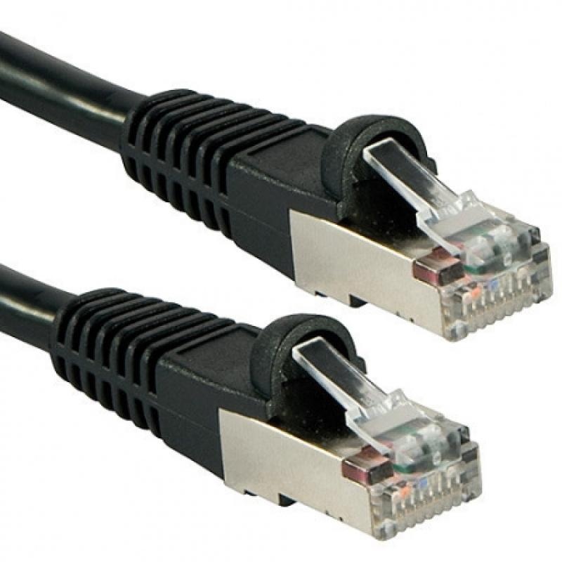 Cablu Lindy 1m Cat.6A S/FTP LSZH Network Cable, Black RJ45, M/M, 500MHz, Copper Technical details Connectors - 1 | YEO