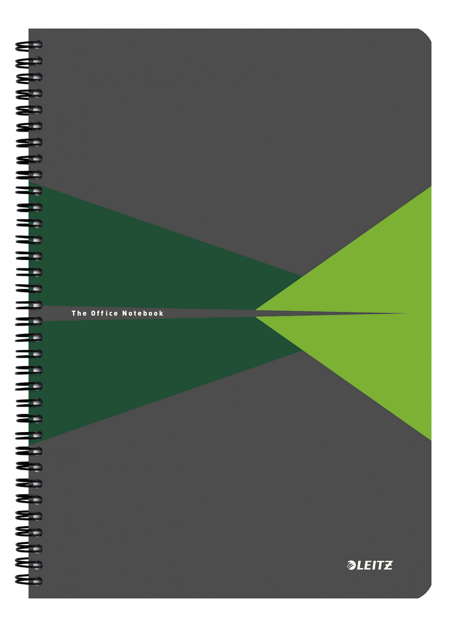 Caiet pentru birou, cu spira, de matematica, A5, PP Leitz Office - 3 | YEO
