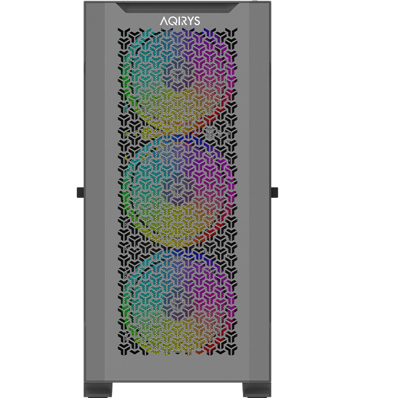 Carcasa Aqirys Aquilla Midi Tower Black - 1 | YEO