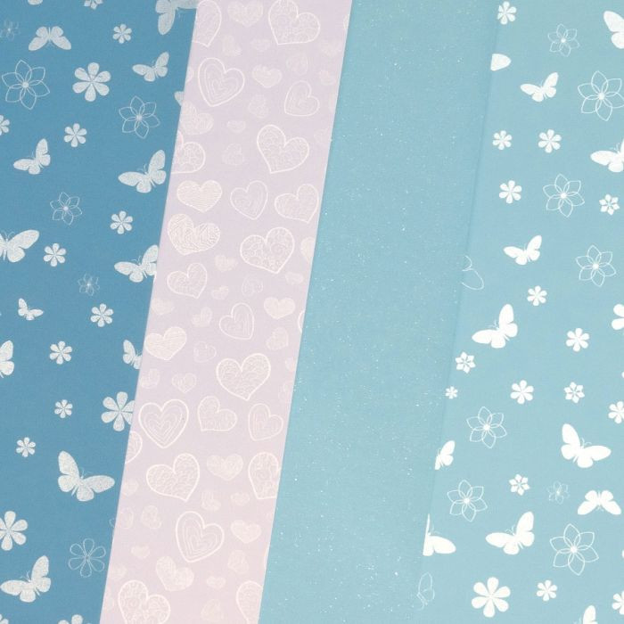 Carton Pastel Blue Mix A4, 210-250g/mp, 20coli/top