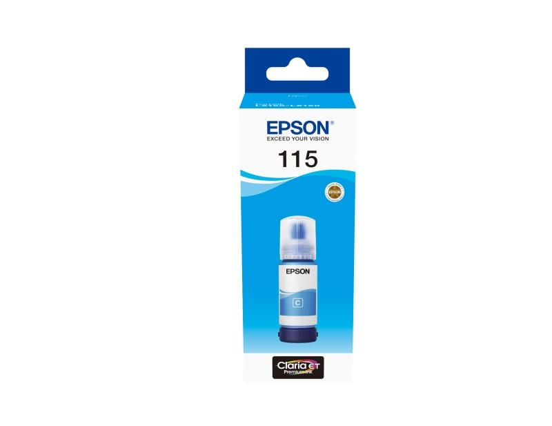 Cartus cerneala Epson 115, cyan, capacitate 70ml / 6200 pagini, compatibil cu: Epson EcoTank L8160, - 2 | YEO