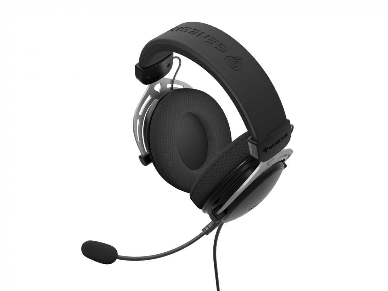Casti cu fir Genesis Toron 531 negru - 2 | YEO