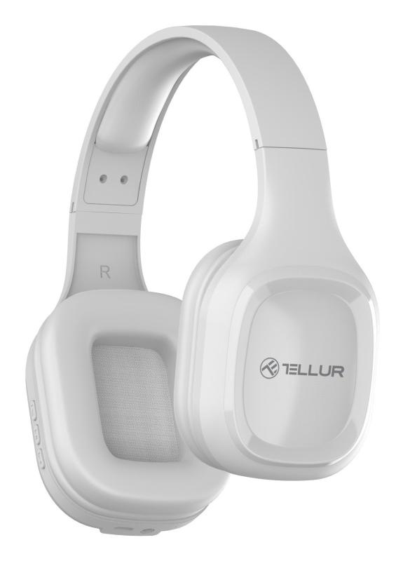Casti cu micr. Tellur Pulse, alb - 5 | YEO