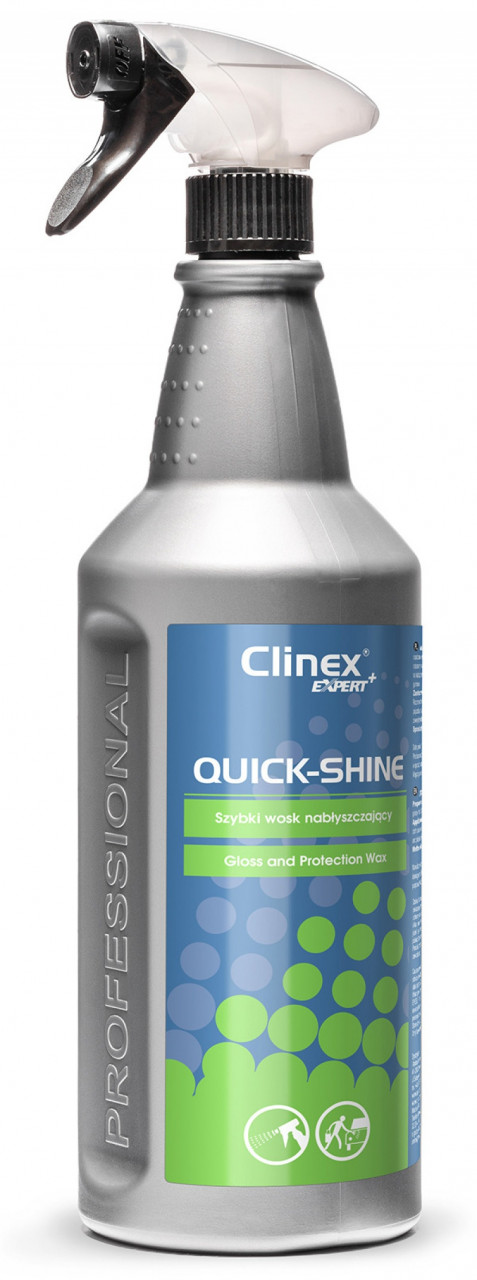 Ceară pentru suprafețele exterioare ale mașinii Clinex Quick Shine, cu pulverizator, 1 llitru