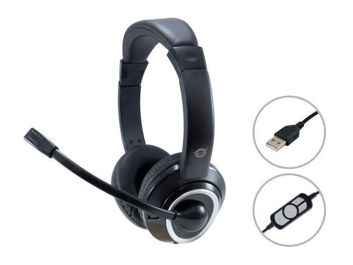 CONCEPTRONIC USB HEADSET POLONA01B - 2 | YEO