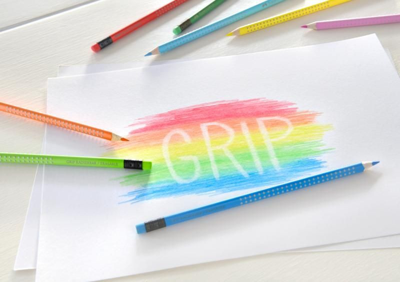 CREIOANE COLORATE 10 CULORI CU GUMA GRIP 2001 FABER-CASTELL - 1 | YEO