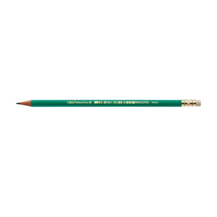 Creion grafit flexibil BIC evolution HB, cu gumă
