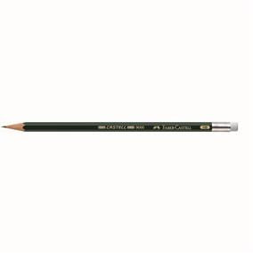 Creion grafit HB cu gumă Faber Castell 900 - 1 | YEO