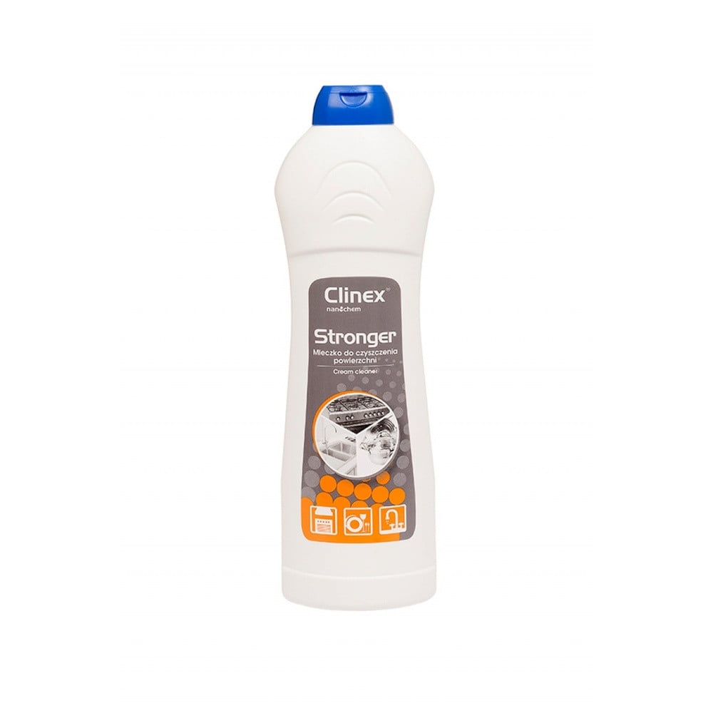 Cremă pentru curățarea murdăriei dificile din baie și bucătărie Clinex Stronger, 750 ml