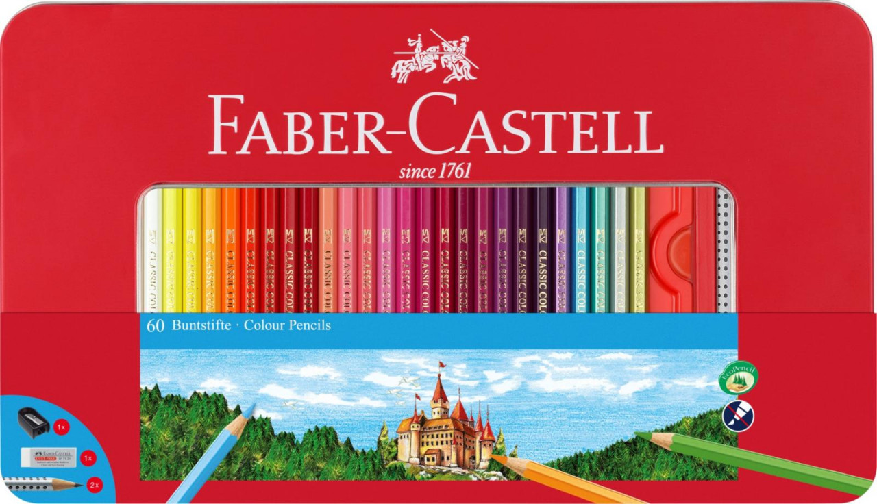 Culori Faber Castell 60/set - cutie metal