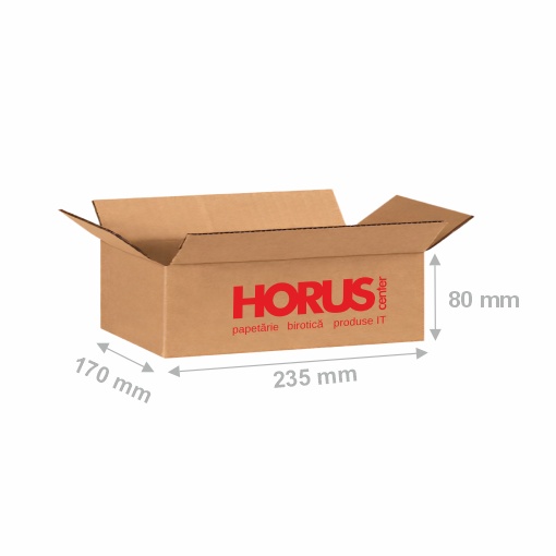 Cutie carton dreaptă 360 GR CO3 (235x170x80mm) - 1 | YEO