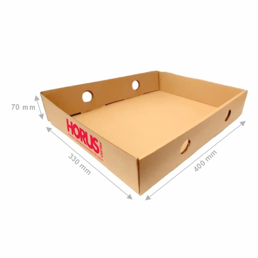 Cutie carton lădiță, 400x330x70 mm - 1 | YEO