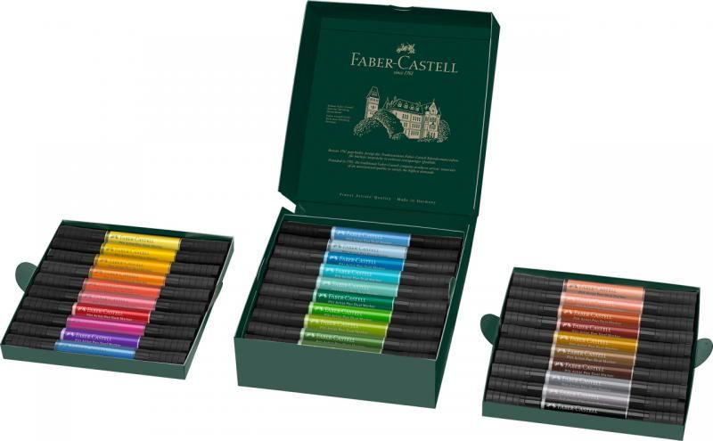 Cutie Pitt Artist Pen Dual marker Faber-Castell, 30 buc - 1 | YEO