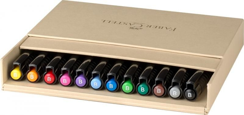 Cutie Pitt Artist Pen Faber-Castell Studio 2024, 12 buc - 1 | YEO