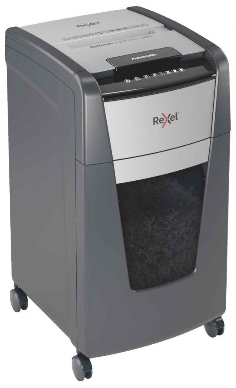 Distrugator Automat Optimum 225x P4 Cross Cut 225 Coli Rexel - 2 | YEO